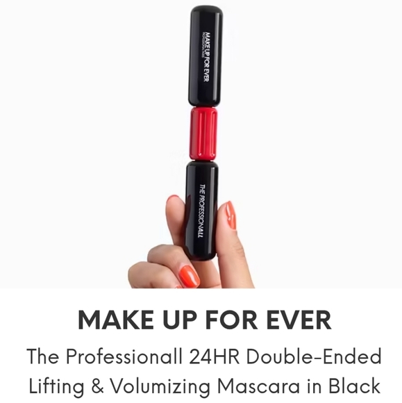MAKE UP FOR EVER Other - MAKE UP FOR EVER The ProfessionALL Double-Ended Mascara in Black NIB, SOLD OUT